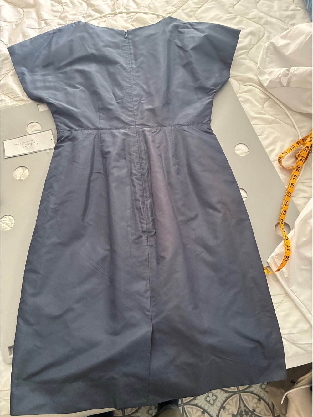J. Crew Lexa Faux-wrap Dress in Silk Taffeta